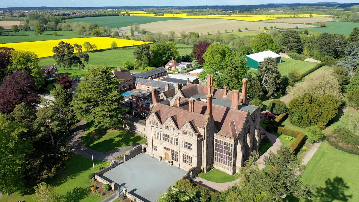 Adcote School UK — aerial view of the campus